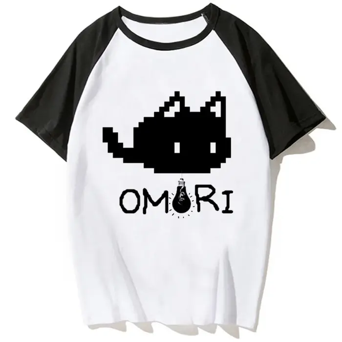 Omori t-shirts femmes japonais été t-shirt fille bande dessinée vêtements