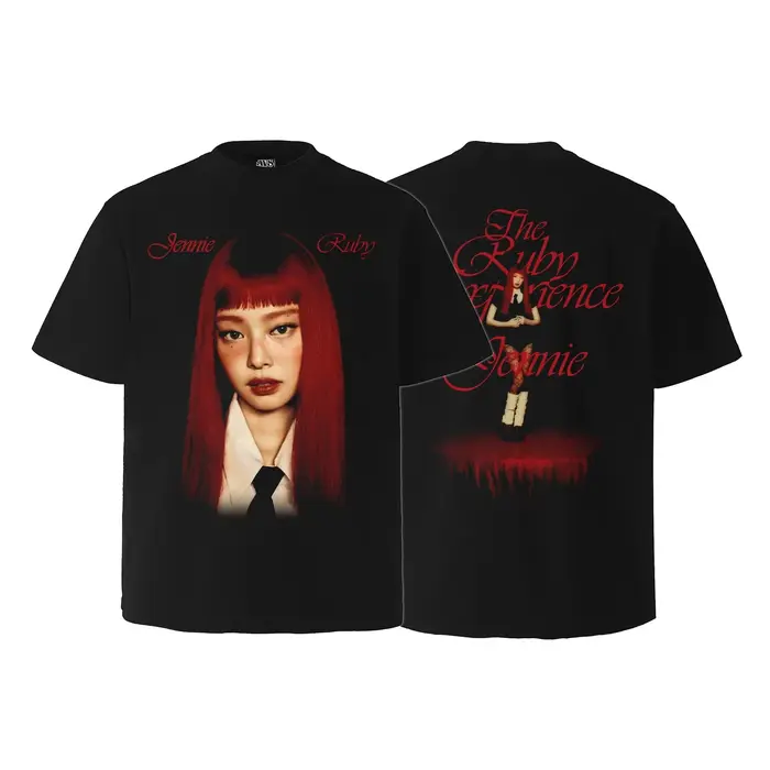 T-shirts amples à manches courtes Jenny Ruby Album Fan Support pour hommes et femmes, en coton impri