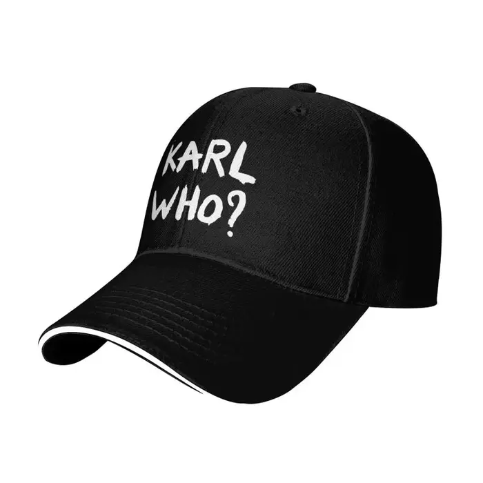 Karl Who imprimer Sandwich casquette de Baseball hommes réglable seau