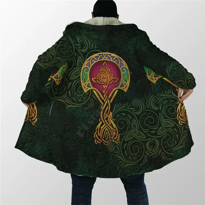 Sweat à capuche imprimé 3D Celtic Tree Everak pour hommes et femmes