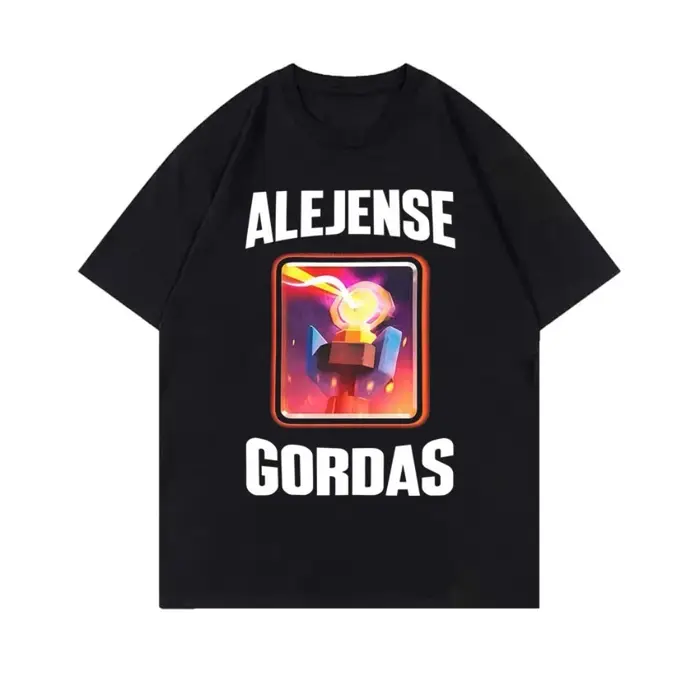 T-shirt Alejense Gordas MemeT, un cadeau humoristique pour hommes et femmes, un t-shirt décontracté 