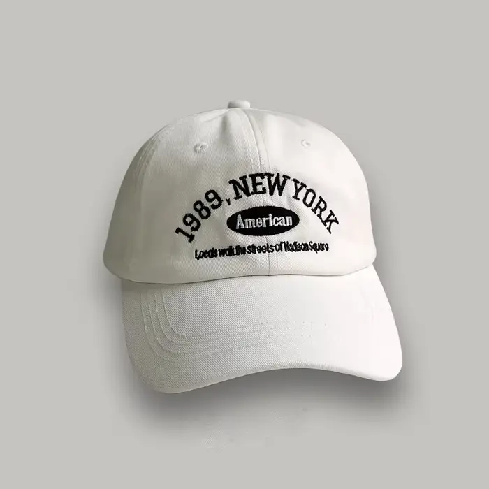 Broderie 1989 New York chapeaux de baseball casquette en coton lavé pour hommes femmes casquettes de relance réglables