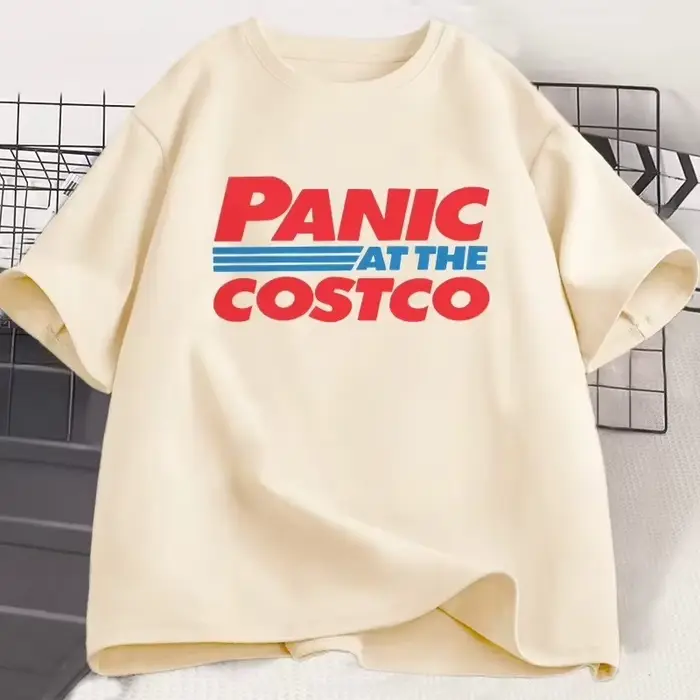 T-shirts graphiques Panic At The Costco pour les amateurs de Costco