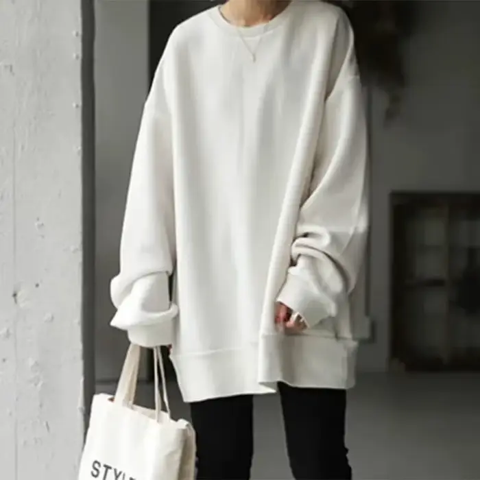 Pull à capuche ample pour hommes et femmes