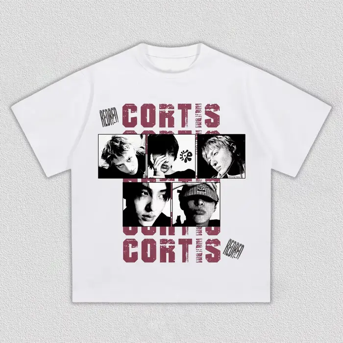 REDRED Cortis Album GREENGREEN Merch 2026 T-shirt 100% coton, vêtements unisexes pour hommes et femm