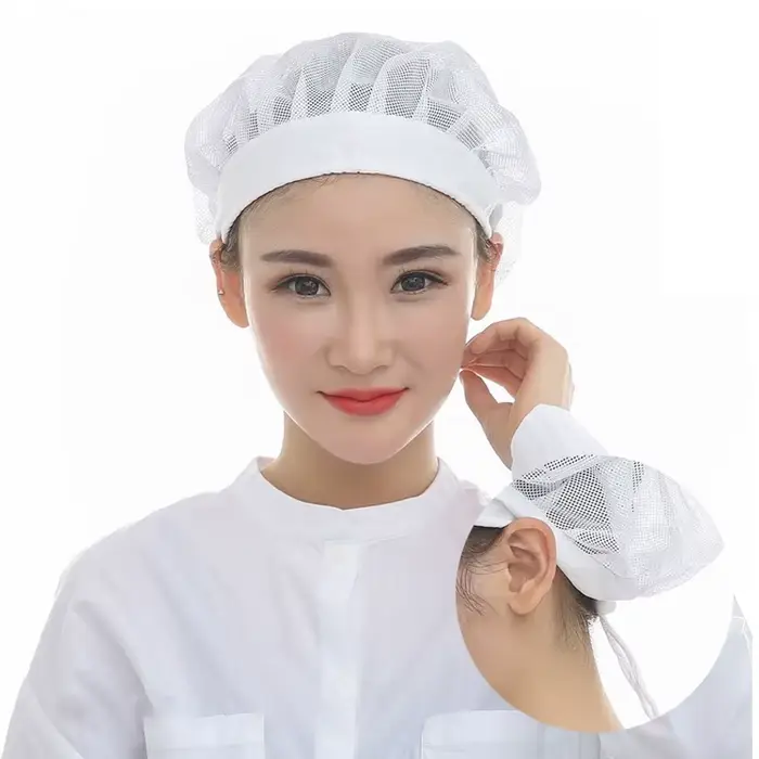 Casquettes en filet réglables blanches