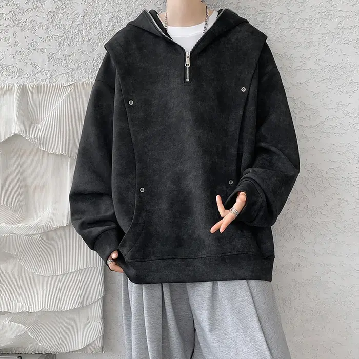 M-XXXXXL grande taille sweats à capuche de travail pour hommes décontracté Streetwear sweat à capuch