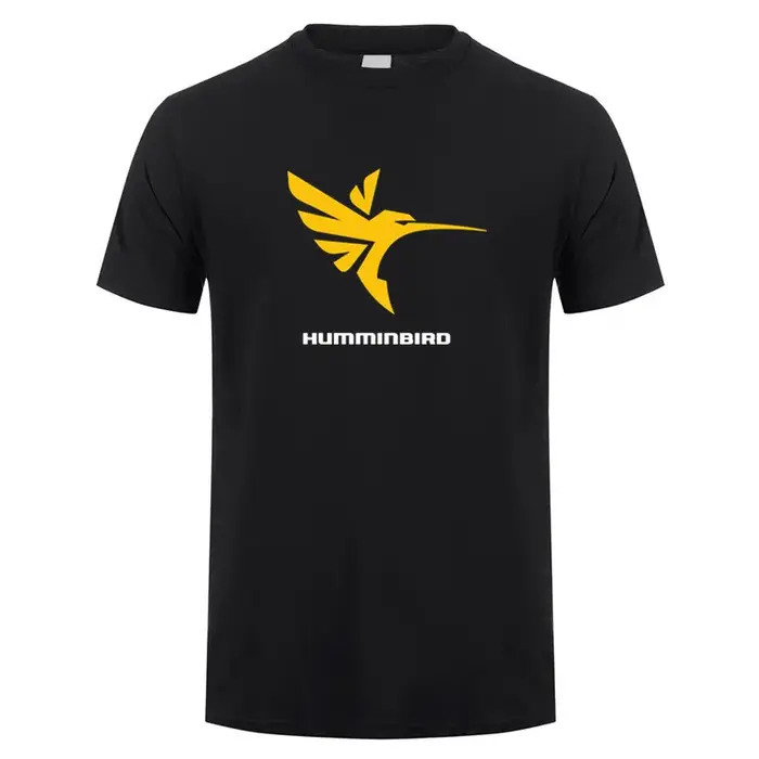Humminbird t-shirt hommes femmes à manches courtes coton T-shirts été