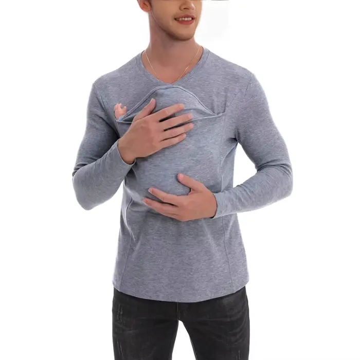 T-shirt multifonctionnel en coton pur épaissi