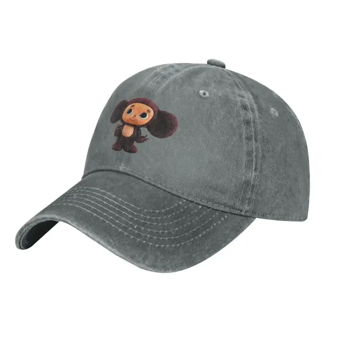 Cheburashka-Chapeau de dessin animé russe soviétique multicolore pour femme