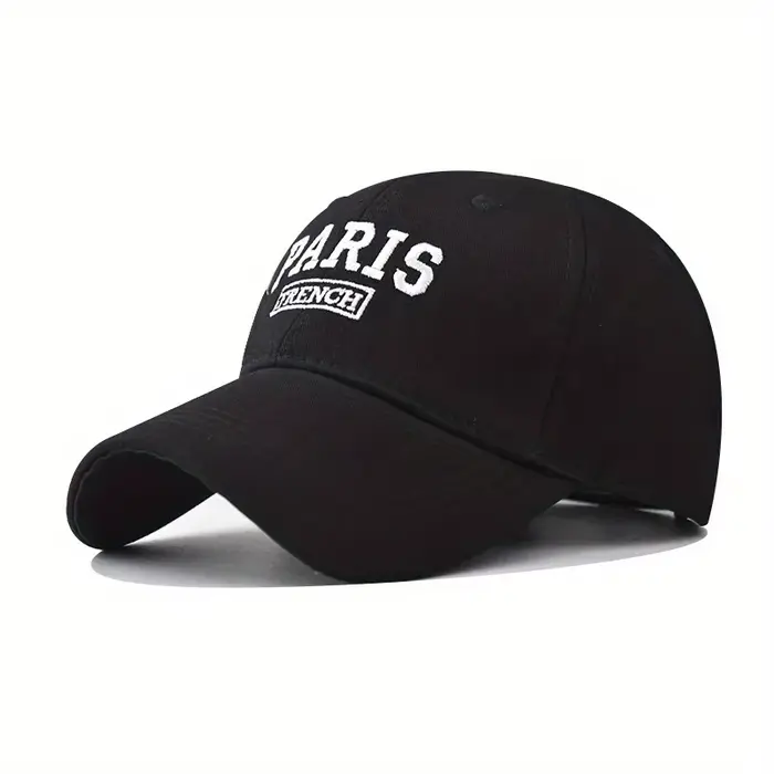 Casquette de baseball unisexe brodée New Paris