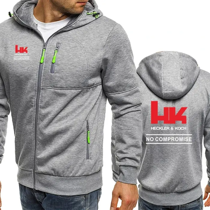 H & K Heckler Koch Logo vestes à capuche pour hommes tir en plein air HK MP5 G3 G36 USP pistolet Punisher XM25 sweat