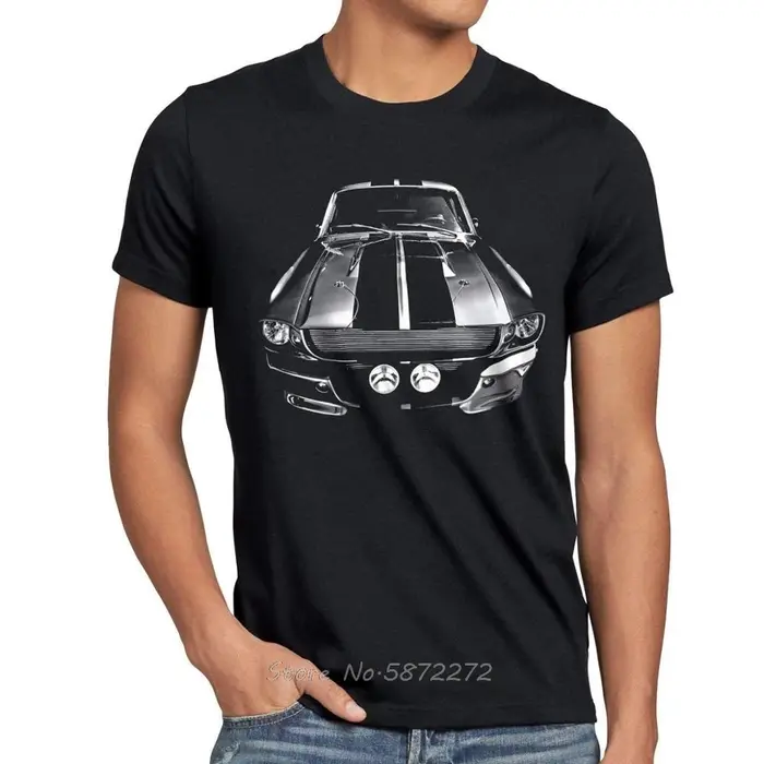Mode hommes coton col rond T-Shirt hommes été décontracté Eleanor T-Shirt hommes Muscle voiture Must