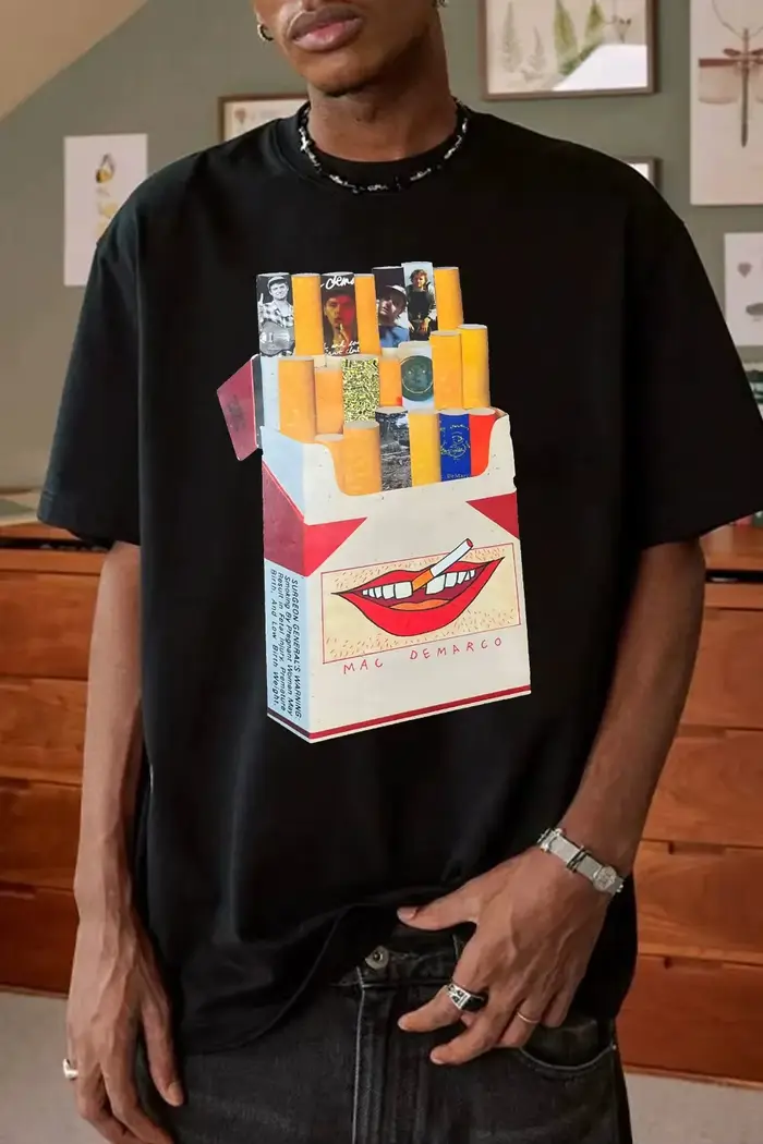 T-shirt graphique Hip Hop 2026 Mac DeMarco pour homme et femme