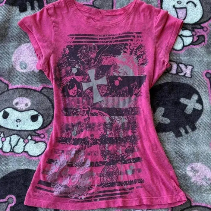 Tops pas chers, vêtements grunge pour femmes, t-shirts graphiques, vêtements vintage des années 90, 