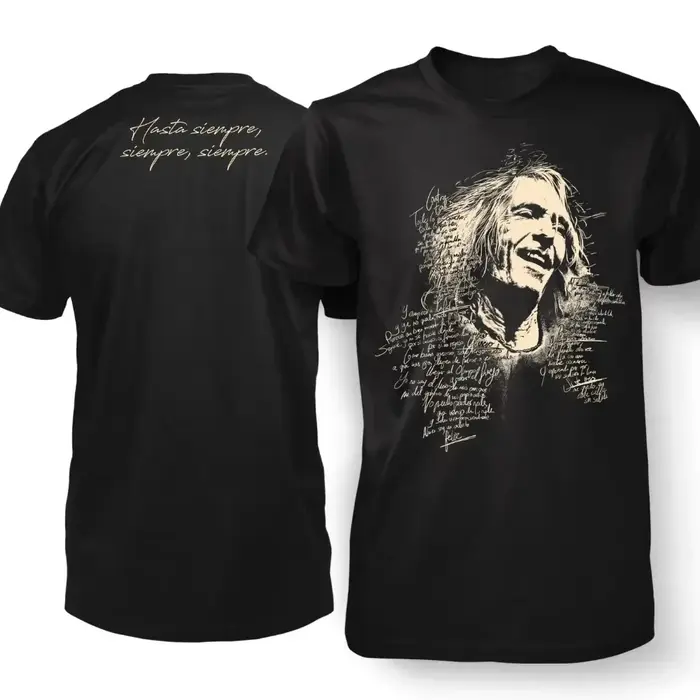 T-shirt unisexe à motif graphique Extremoduro Robe Iniesta, T-shirt à manches courtes 100% coton, no