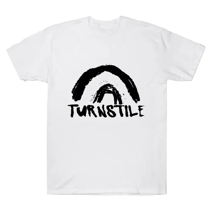 T-shirt Turnstile DOUBLE RAINBOW Tee Turnstile Band
