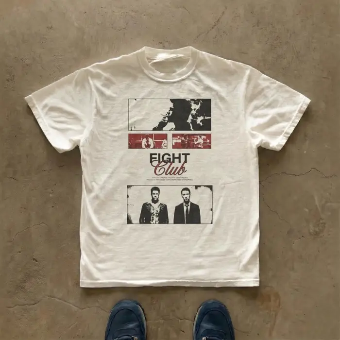 T-shirt du film Fight Club, T-shirt graphique avec citation du film, T-shirt David Fincher, T-shirt 