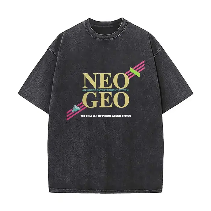 AES t-shirt pour hommes 100% coton loisirs T-Shirts col rond Neo Geo Snk t-shirt classique à manches