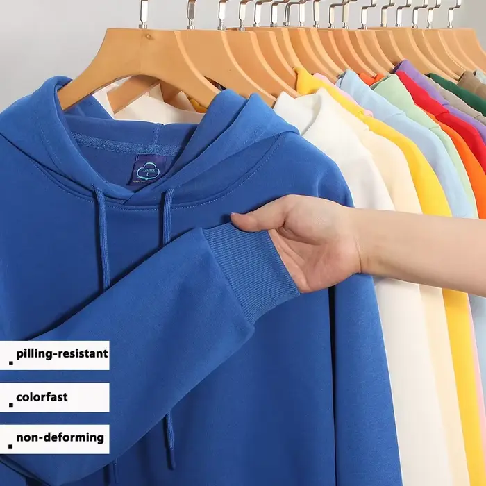 Sweat à capuche personnalisé 60% coton pour hommes et femmes