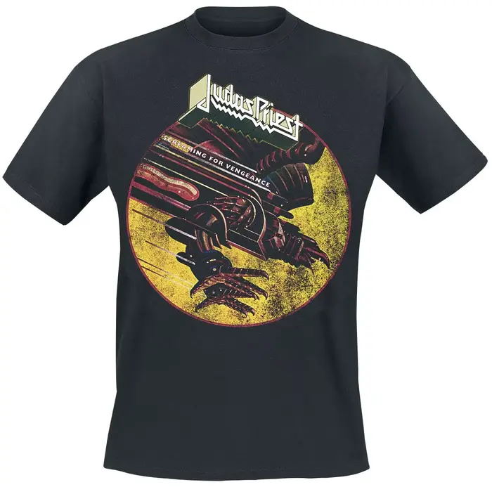 T-shirt imprimé Judas Priest Defenders of the Faith, un t-shirt décontracté adapté aux hommes et aux