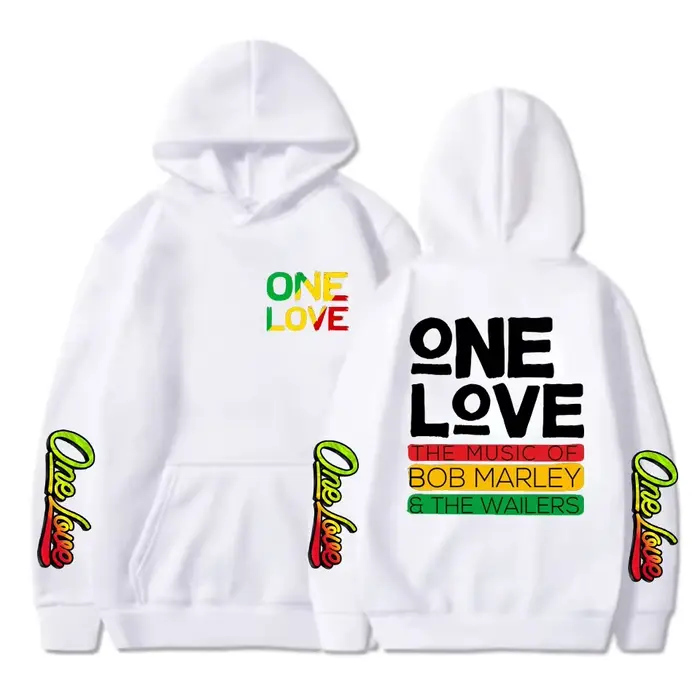 Sweats à capuche College Legend Reggae One Love pour hommes et femmes