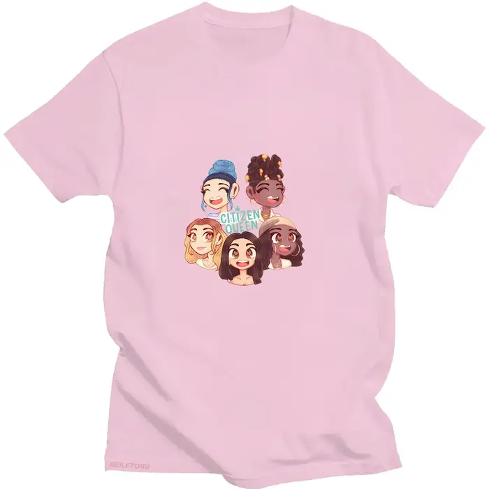 T-shirt décontracté en coton avec impression graphique Citizen Queen