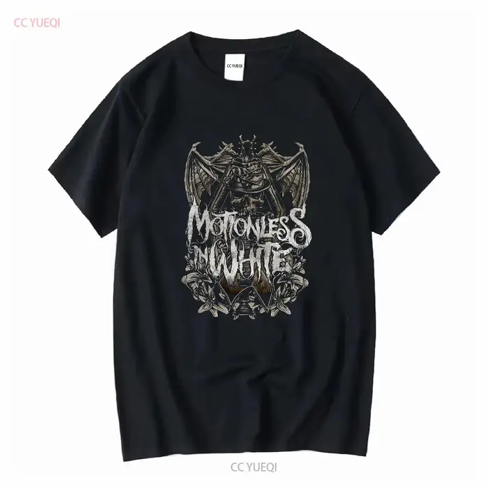 Immobile en blanc noir t-shirt sans étiquette vintage lavé graphique étiré homme élégant unisexe res