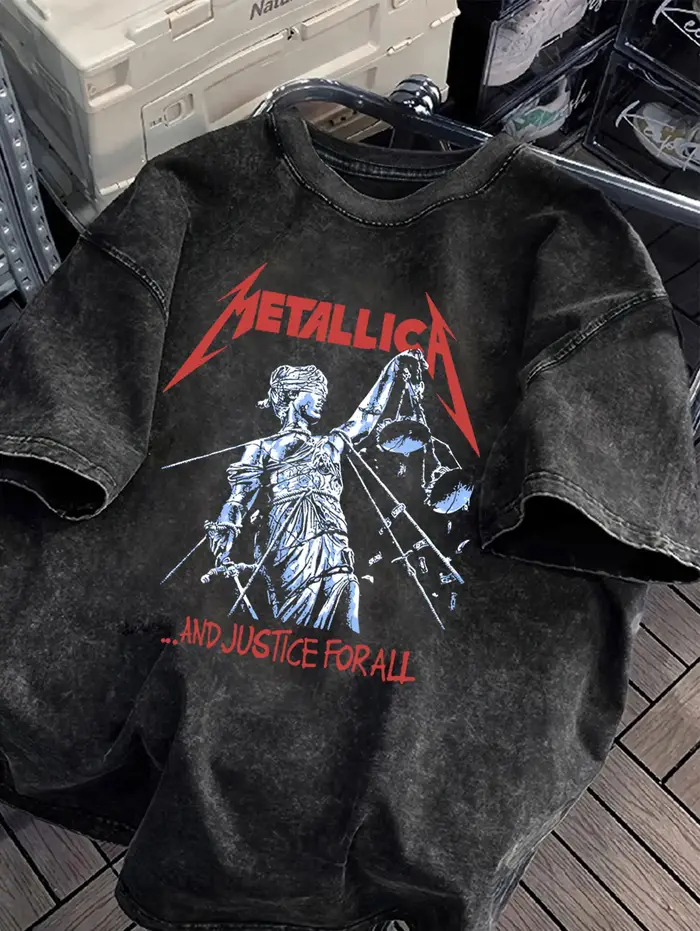 T-shirt délavé à motif de groupe de Rock Vintage, haut graphique Y2k pour femmes, vêtements à la mod