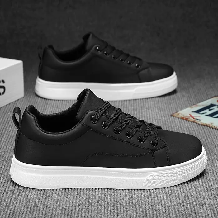 Chaussures de skate pour hommes baskets hautes respirant blanc chaussures de sport étudiants chaussu