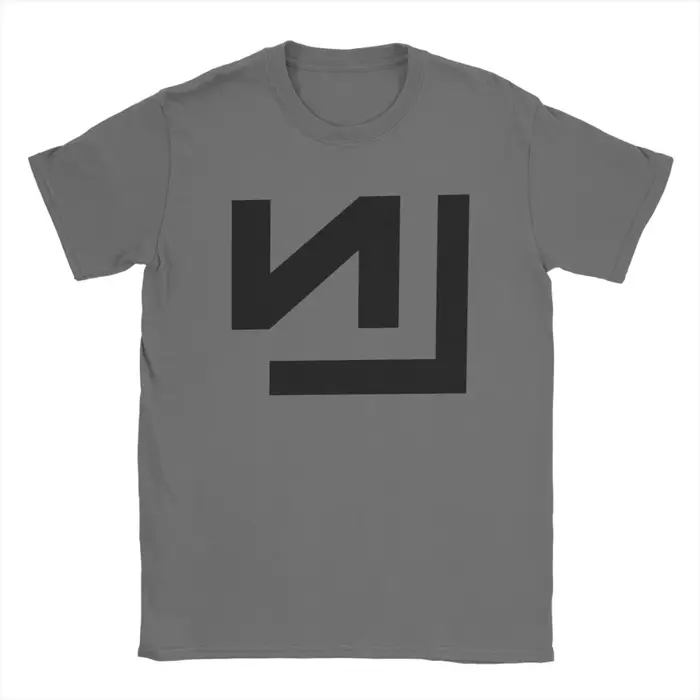 Nine pouces ongles Logo coton t-shirt pour hommes coton drôle hommes femmes T-Shirts col rond T-Shir