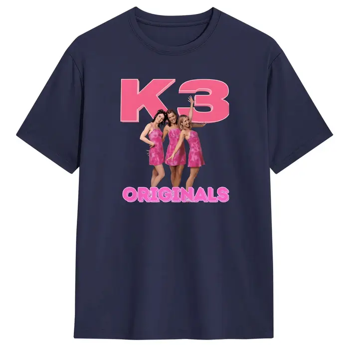 T-shirt K3 Studio100 2026 en coton pour homme – Nouveauté décontractée et douce à manches courtes – 