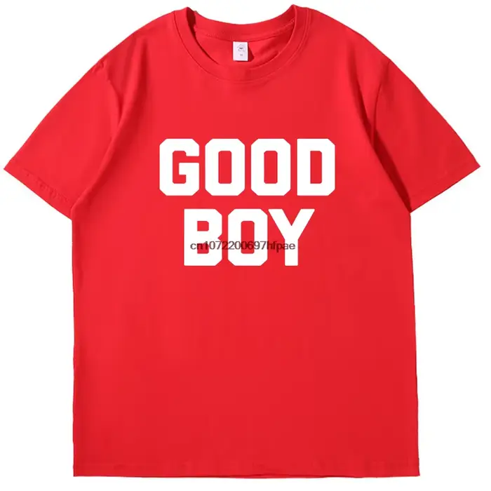 Good Boy T-shirts à manches courtes de haute qualité T-Shirt graphique imprimé été nouveau dans les hauts