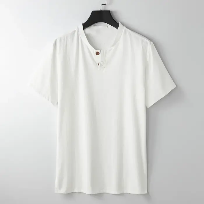 Ensemble de vêtements pour homme grande taille, survêtement, t-shirt en lin, style chinois, été 2021