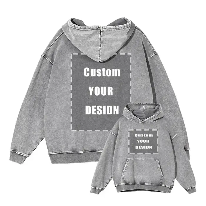 Sweat-shirts à capuche personnalisés avec impression DTG, créez votre propre design, sweats à capuch