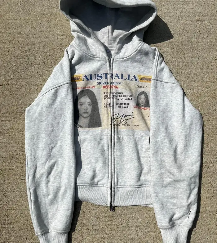 Sweat-shirt à capuche gothique pour femmes, Style coréen Harajuku, imprimé graphique, surdimensionné