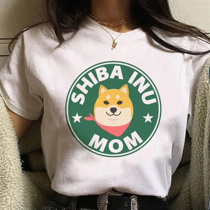Shiba Inu Tee femmes harajuku streetwear t-shirt fille