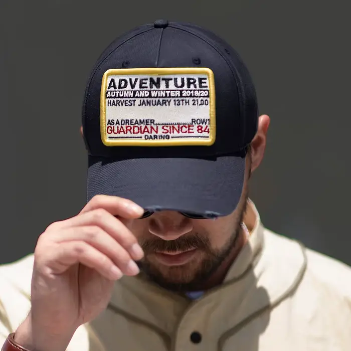 Maden Casquette de baseball réglable avec lettre rétro