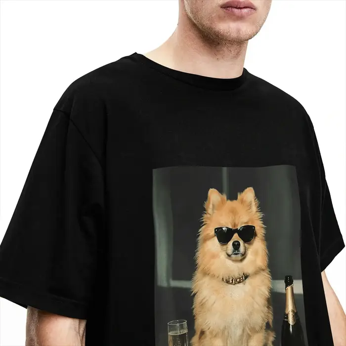 T-shirt streetwear en coton vintage à manches courtes