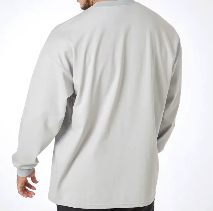 T-shirt surdimensionné à manches longues pour hommes