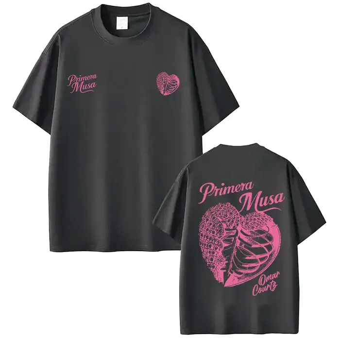 Omar Courtz Primera Musa Album Tour Merch T-shirt hommes femmes Hip Hop mode