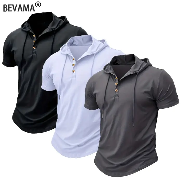 T-shirt à capuche pour hommes