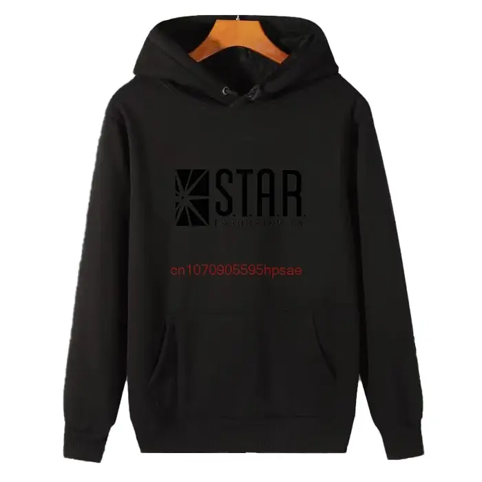 Flash Star Lab couleur noire mode graphique sweats à capuche nouveau dans sweats à capuche et sweat-