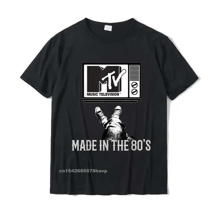 Mademak X mtv-mtv Made In The 80s Vintage chemise pour Fans MTV hommes femmes t-shirts Tops