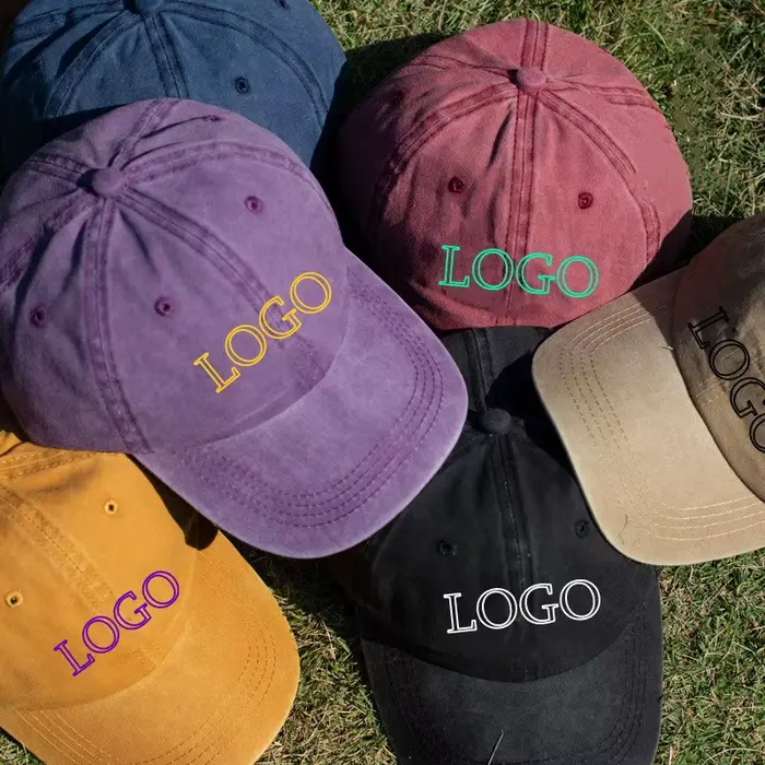 Casquettes de Baseball avec Logo personnalisé pour hommes, casquette Vintage délavée, unisexe, réglable, en coton, pour adultes et enfants ​ Chapeaux parent-enfant