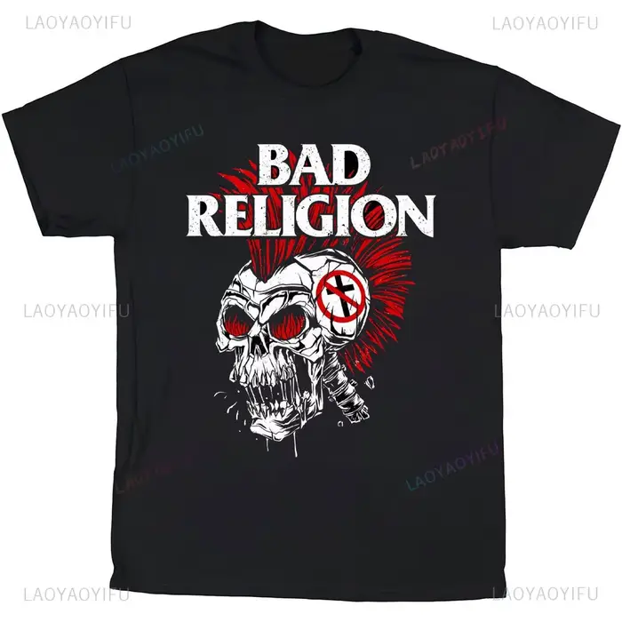 Bad Religion-T-Shirt Slimfit pour hommes contre le Grain