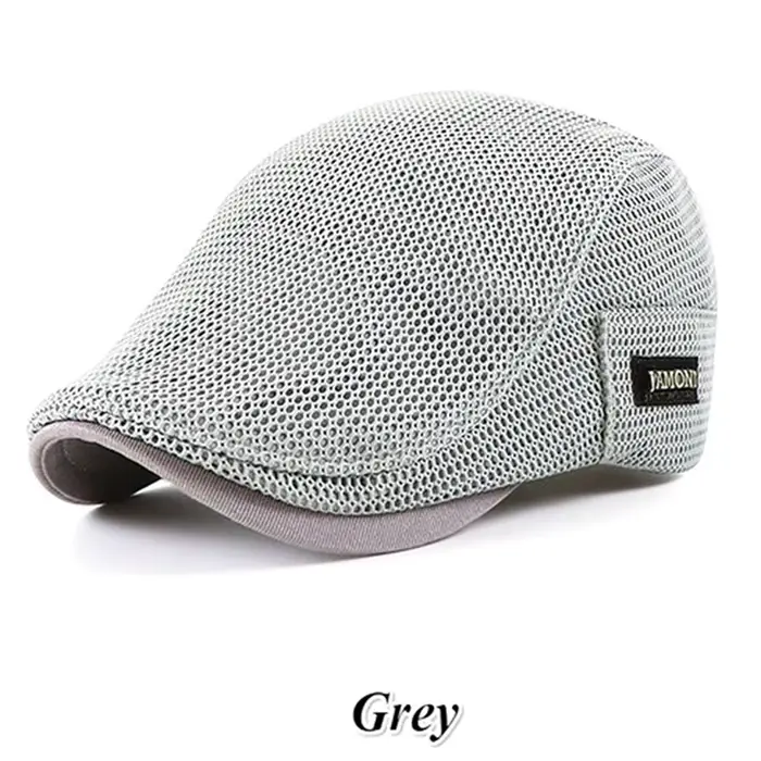 Casquette de baseball en maille respirante pour hommes, chapeau de papa d'été, chapeaux de pêche en 