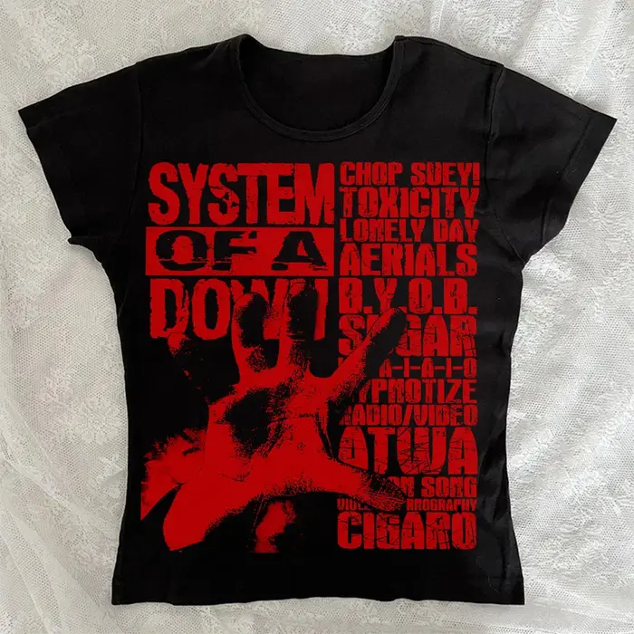 T-shirt sans manches imprimé motif lettres style Star Girl Street