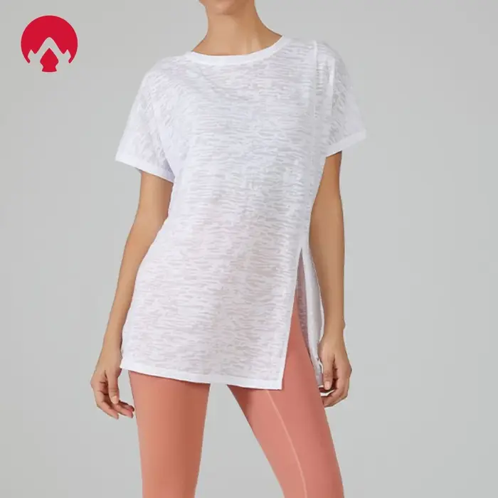 T-shirt de sport de fitness à manches courtes pour chemises de yoga féminines chemisiers sportifs d'entraînement de