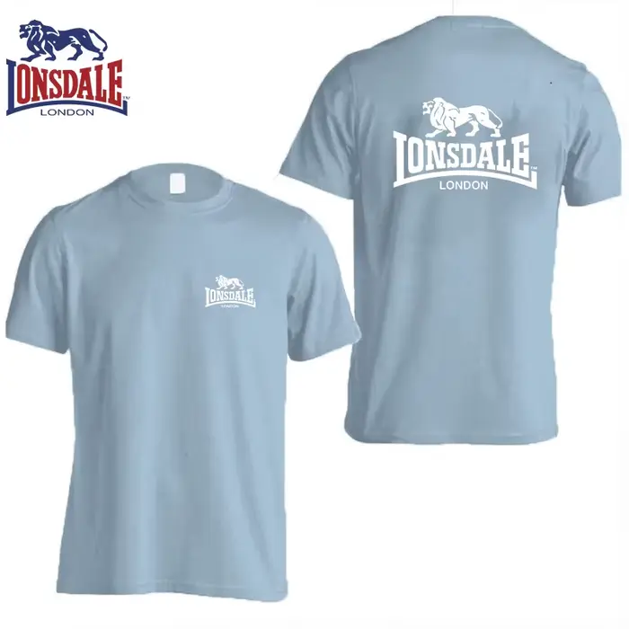 T-shirt d'été à manches courtes avec logo LONSDALE pour hommes